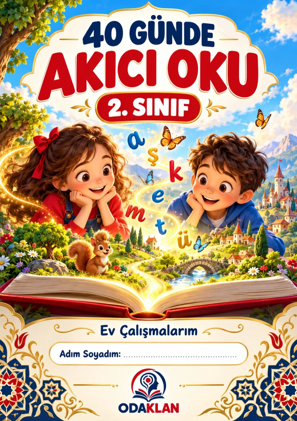 2. sınıf 40 Günde Akıcı Oku kitap kapağı